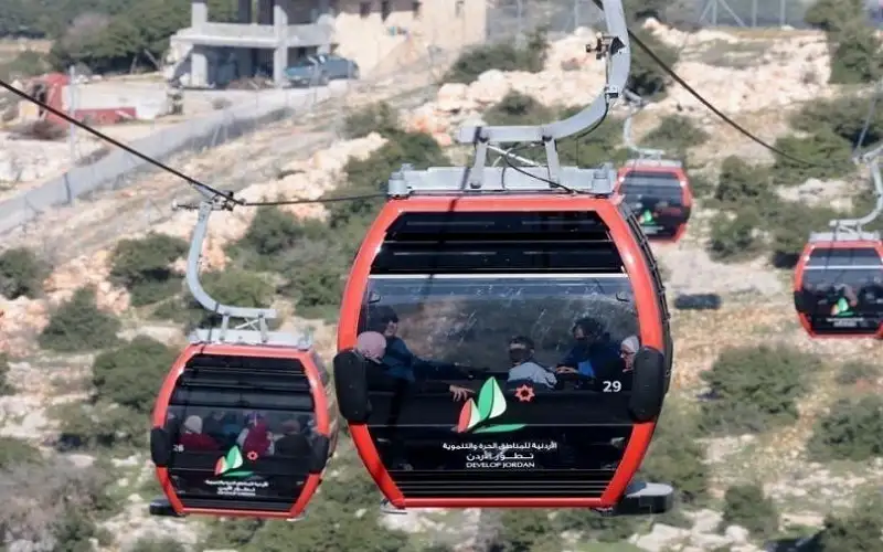 إغلاق تلفريك عجلون مؤقتا لغايات الصيانة