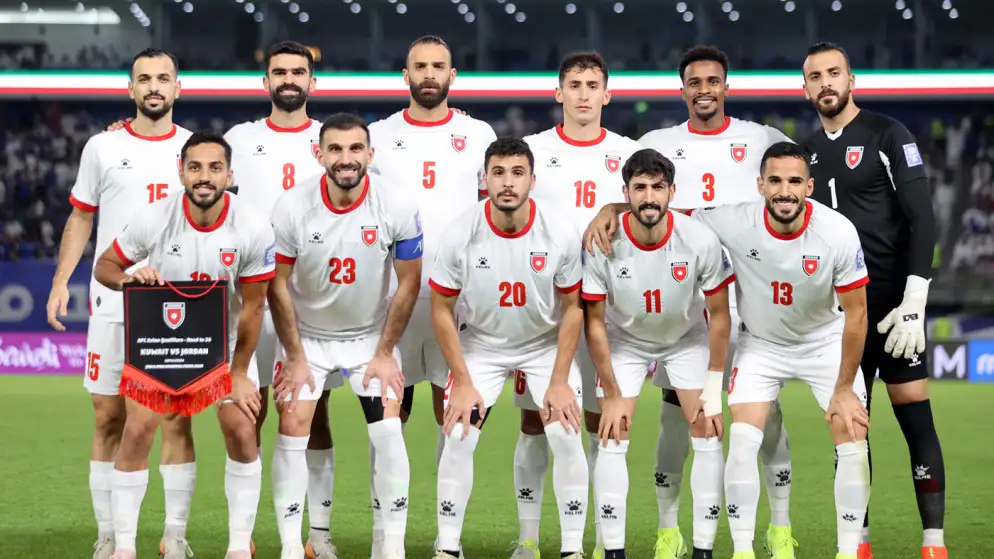 منتخب النشامى يستعد لمواجهة فلسطين بتصفيات