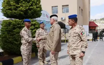 الحنيطي يزور مديرية الدفاع الجوي الميداني