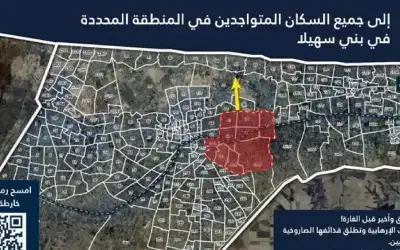 الاحتلال يحذر سكان بني سهيلا في