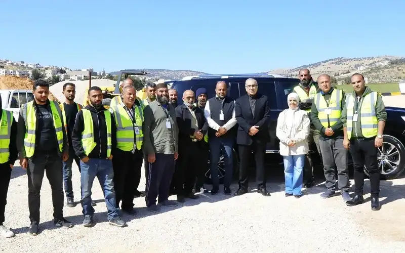 أبو السمن يتفقد محطة صيانة الخريشية