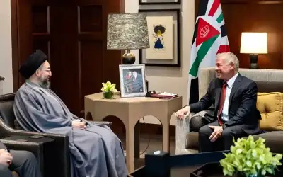 الملك يستقبل رئيس تيار الحكمة الوطني