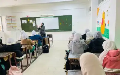 محاضرة في مركز شباب وشابات الرمثا
