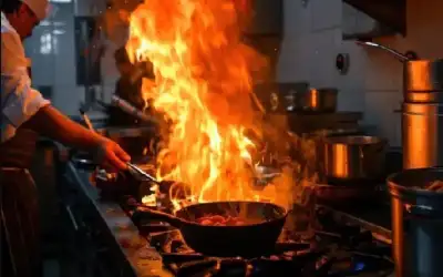 مشاجرة مروعة بـالزيت المغلي