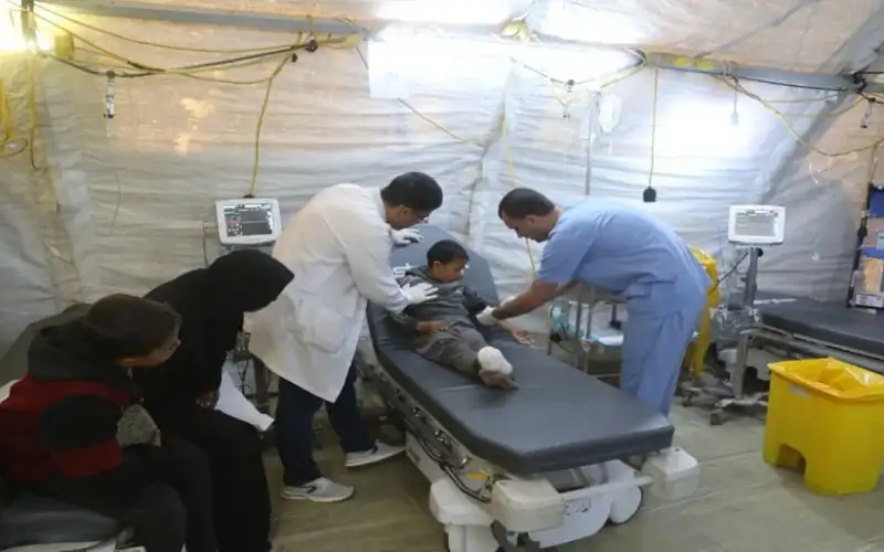 الميداني الأردني جنوب غزة5: استقبلنا 62