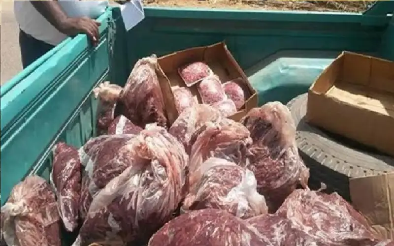 الأمانة تضبط 7 أطنان لحوم غير
