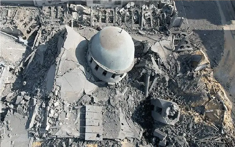 الاذان في غزة ليس ككل مكان.. 

