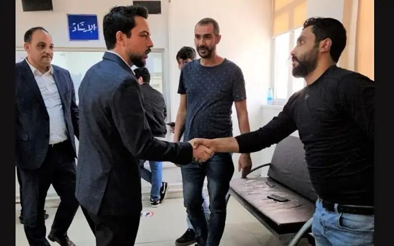 ولي العهد يزور دائرة الرقابة الصحية