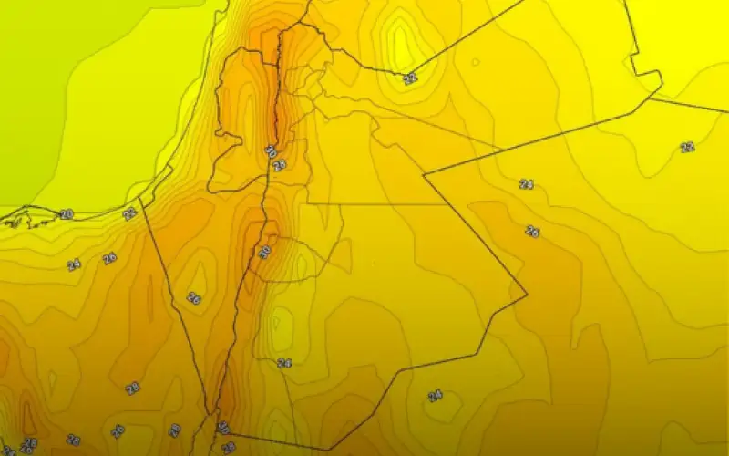 كتلة هوائية ربيعية دافئة تؤثر على