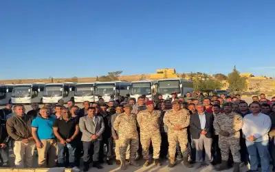 وصول طواقم المستشفى الميداني الأردني جنوب