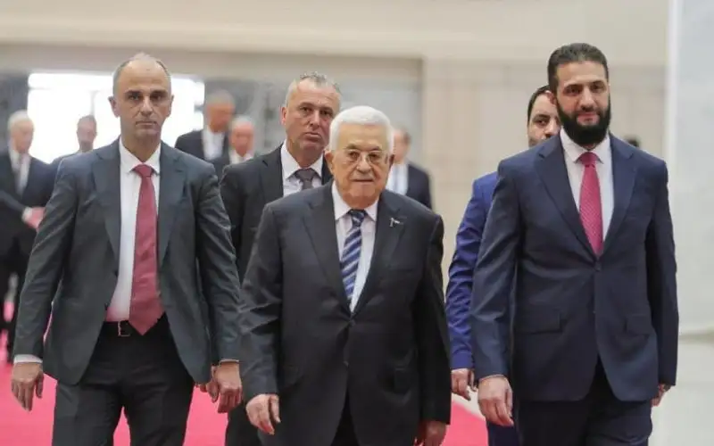 الرئيس الفلسطيني يصل إلى سوريا في