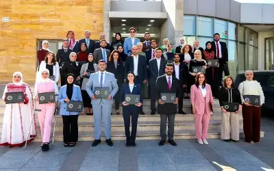 مشاركة عمان الاهلية بحفل تخريج الفوج