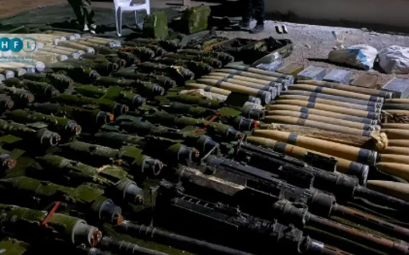 سورية : ضبط أسلحة معدة للتهريب