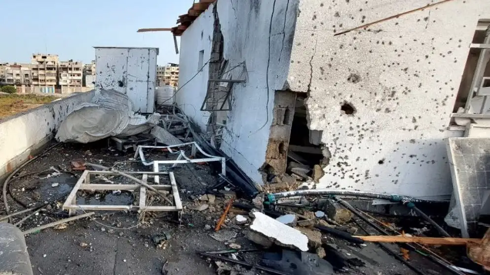 غزة.. الاحتلال يستهدف قسم العناية المركزة