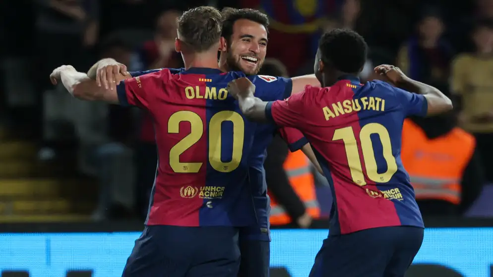 أولمو يهدي الفوز لبرشلونة وفارق 7