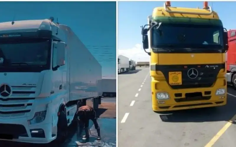 سورية.. احتجاز شاحنتين لسائقين أردنيين على