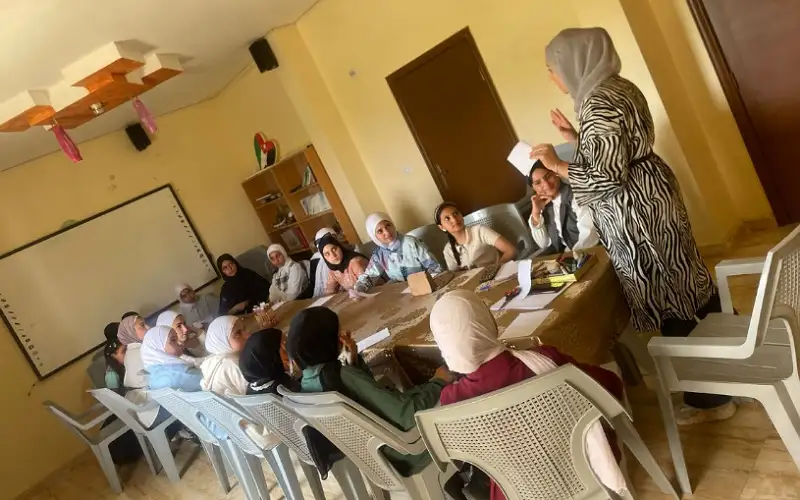 ورشة توعوية في مركز شابات أدر