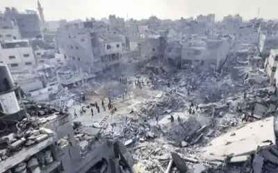 استشهاد 15 فلسطينيا في قصف صهيوني