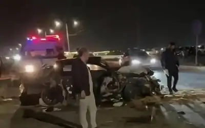 وفاة و3 إصابات بحادث تصادم مروع
