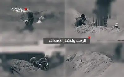 القسام تنشر مشاهد لعملية قنص 4