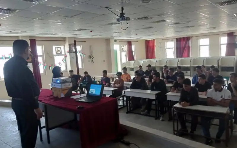 جلسة توعوية بصناعة المحتوى الرقمي في