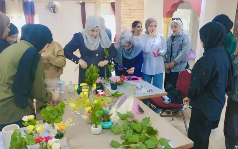 مركز شابات العدنانية ينفذ دورة تدريبية