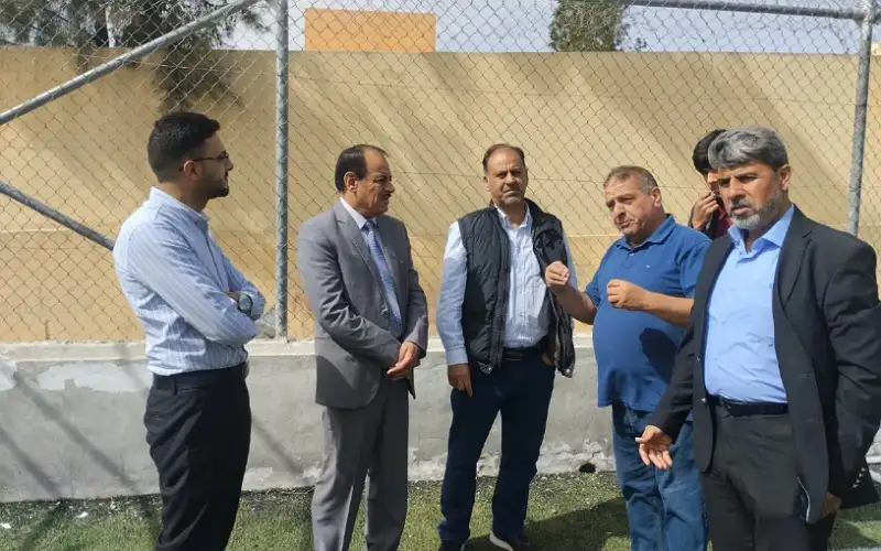 مدير شباب الكرك يجري زيارة تفقدية