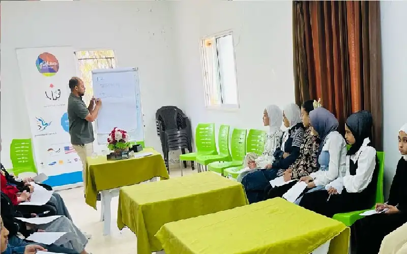 مركز شابات الجدعا ينفذ تدريبا عمليا