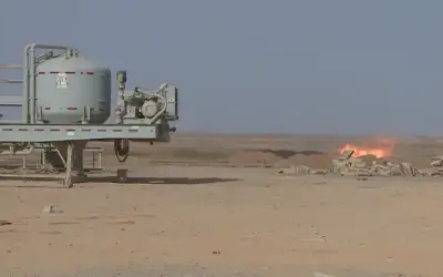 حفر 145 بئر غاز في الريشة