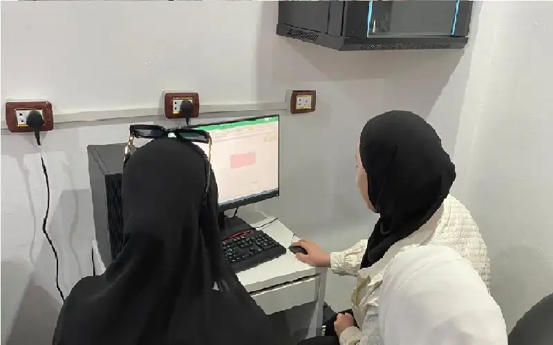 اختتام دورة أساسيات الحاسوب في مركز