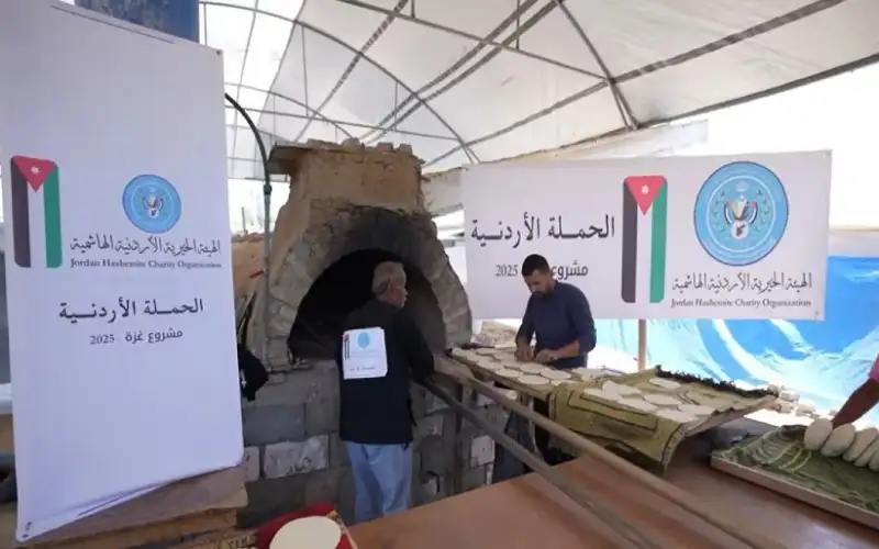الهيئة الخيرية الأردنية تفتتح مخبزا يوميا