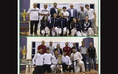 ذهب التايكواندو لطلبة عمان الاهلية في