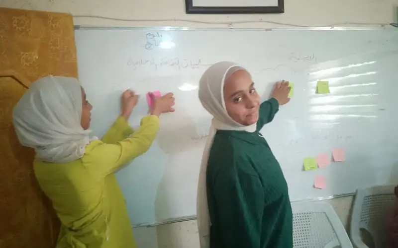 ورشة في مركز شابات غور المزرعة