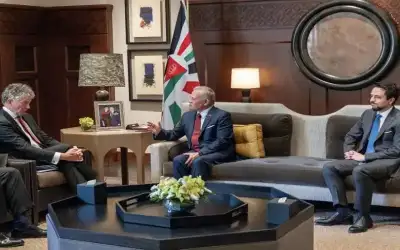 الملك يستقبل مستشار الأمن القومي البريطاني