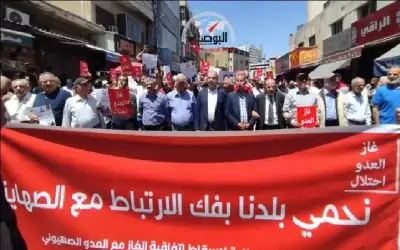 مسيرة المسجد الحسيني تدعو لحماية الأردن