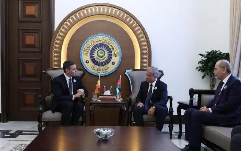 حسان يلتقي نظيريه اللبناني والإسباني وأمين