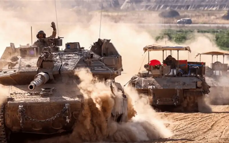 الجيش االاحتلال يبدأ عملية برية واسعة