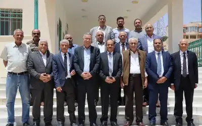 رئيس وأعضاء مجلس محافظة الكرك يزورون
