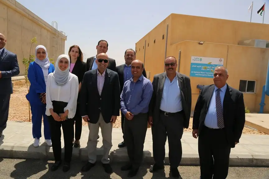 وزير المياه والقائم بالأعمال في السفارة