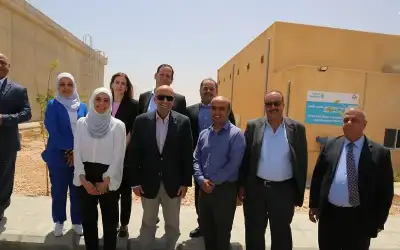 وزير المياه والقائم بالأعمال في السفارة