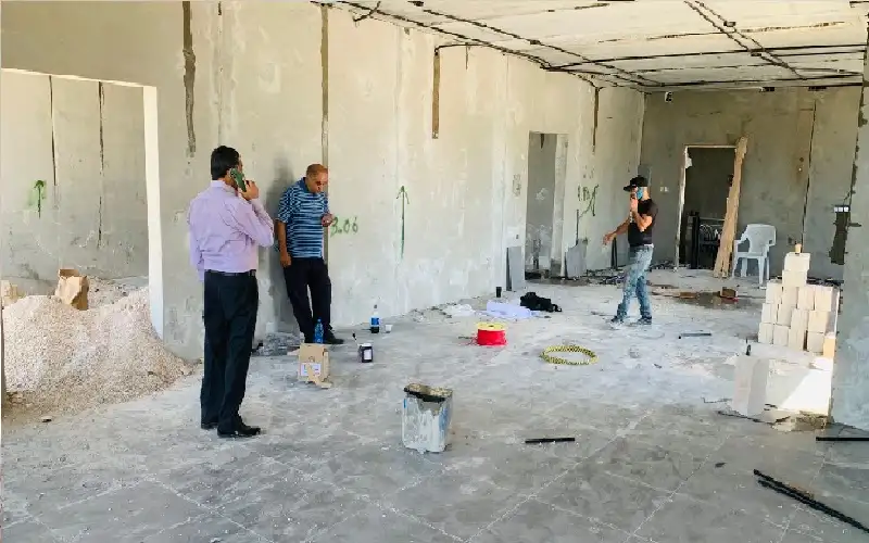 مدير شباب إربد يتفقد سير العمل