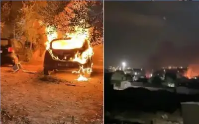 مستوطنون ينفذون محرقة في بروقين في