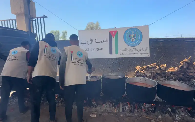 الحملة الأردنية تواصل دعمها الإغاثي شمال