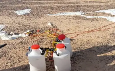 الجيش يحبط تهريب مخدرات باستخدام بالونات