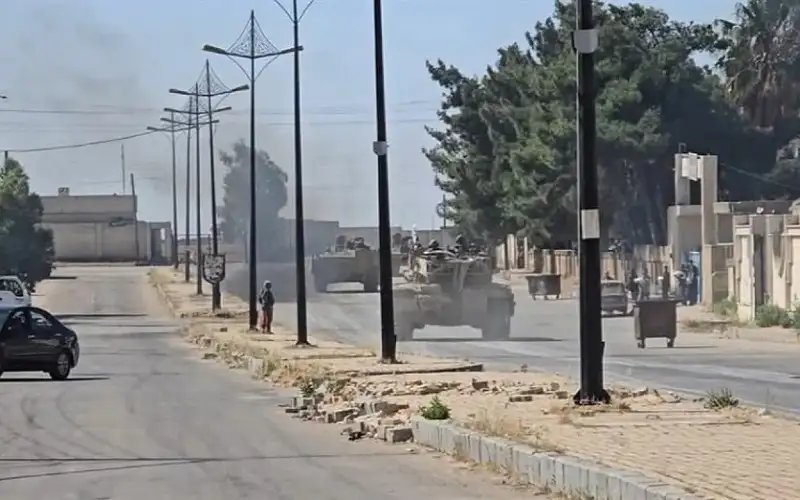 سورية: رتل عسكري إسرائيلي يتمركز قرب