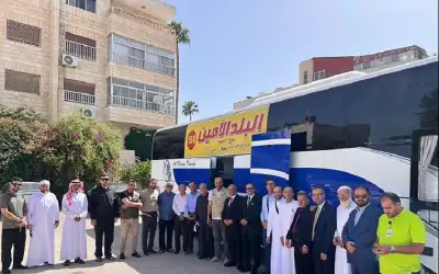 مغادرة بعثة الحج الإعلامية إلى الديار