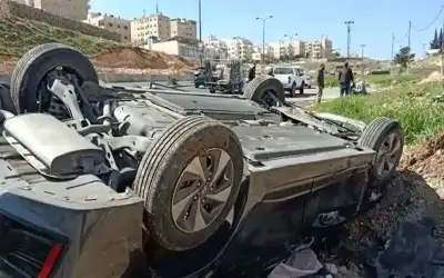 على طريق إربد –عمان .. إصابة