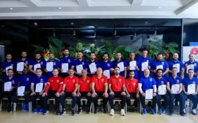 25 مدربا يشاركون في فعاليات دورة