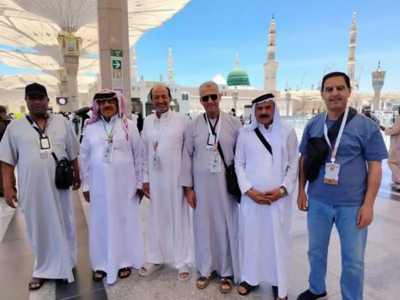 بعثة حج الأمن العام تصل المدينة