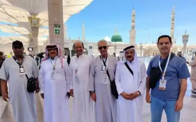 بعثة حج الأمن العام تصل المدينة